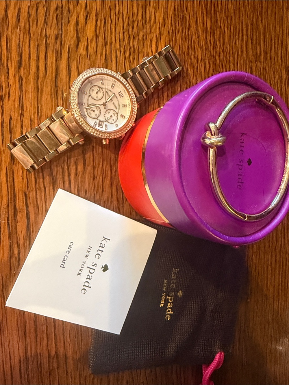 Kate Spade Braceler and Michael Kors Watch Bundle
